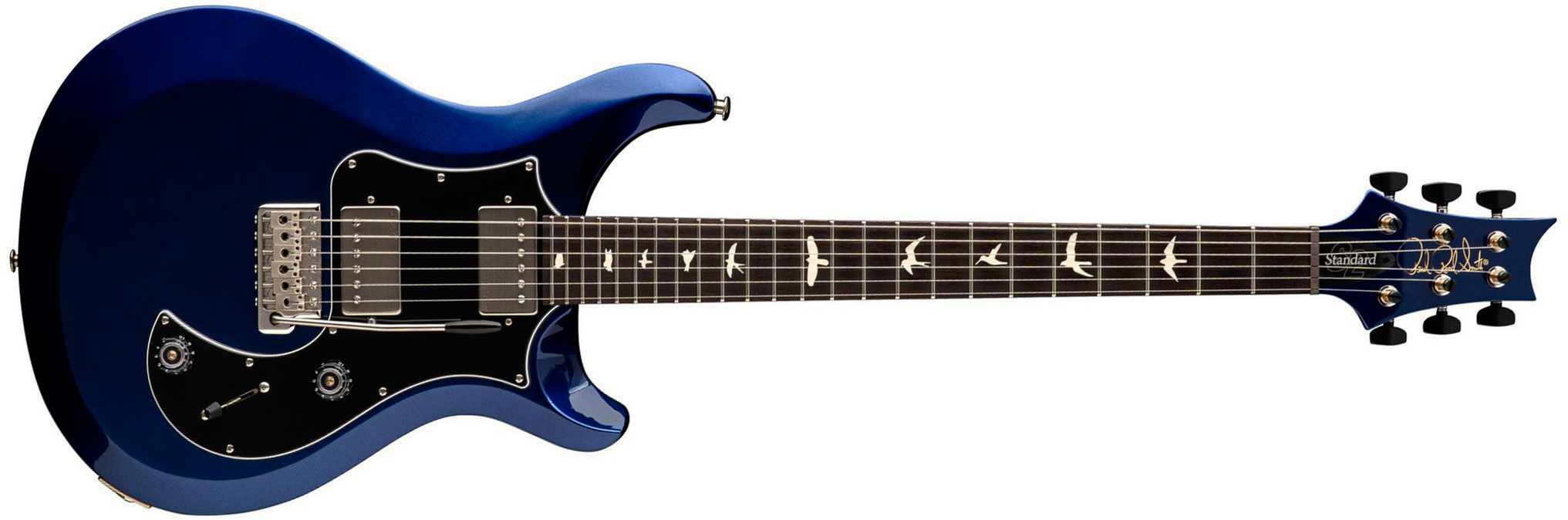 Prs Standard 24 S2 Usa 2h Trem Rw - Metallic Midnight Satin - Guitarra eléctrica de doble corte - Main picture