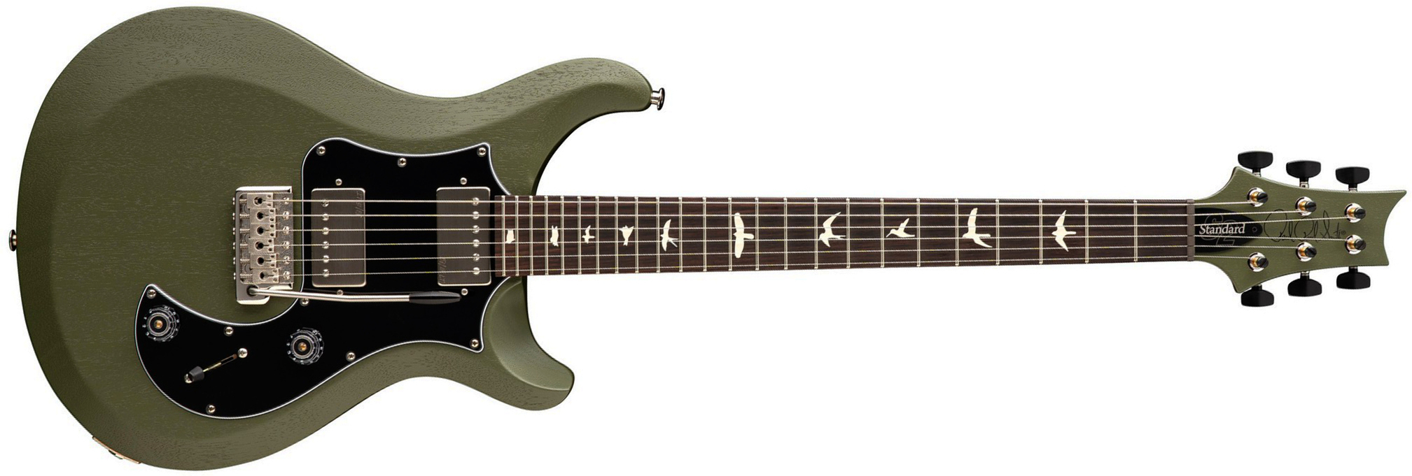 Prs Standard 24 S2 Usa 2h Trem Rw - Matcha Green Satin - Guitarra eléctrica de doble corte - Main picture