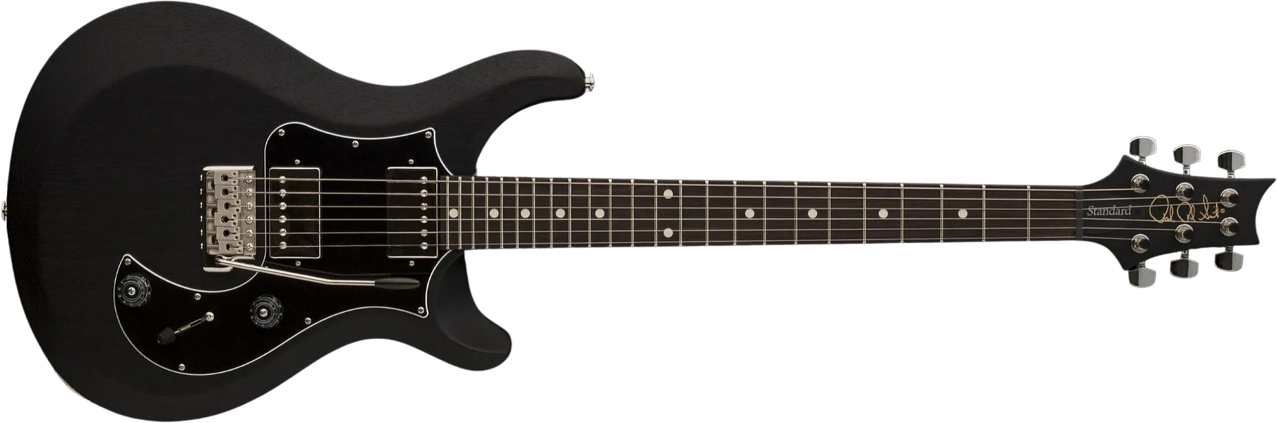 Prs Standard 24 Satin S2 Usa 2h 58/15 Lt-s Trem Rw - Charcoal - Guitarra eléctrica de doble corte - Main picture