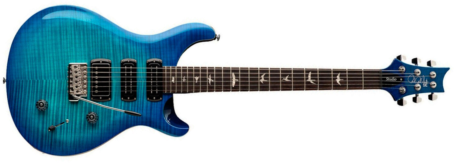 Prs Studio Se 1h 2mh Trem Rw - Lake Blue - Guitarra eléctrica de doble corte - Main picture