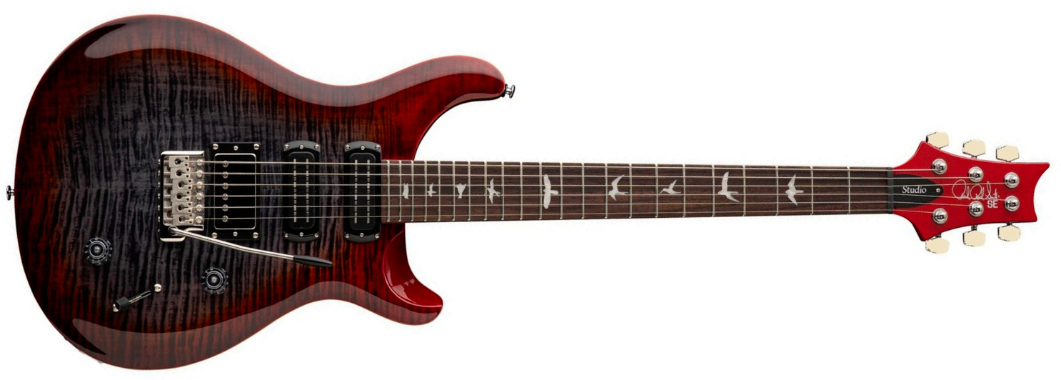 Prs Studio Se 1h 2mh Trem Rw - Charcoal Cherry Burst - Guitarra eléctrica de doble corte - Main picture