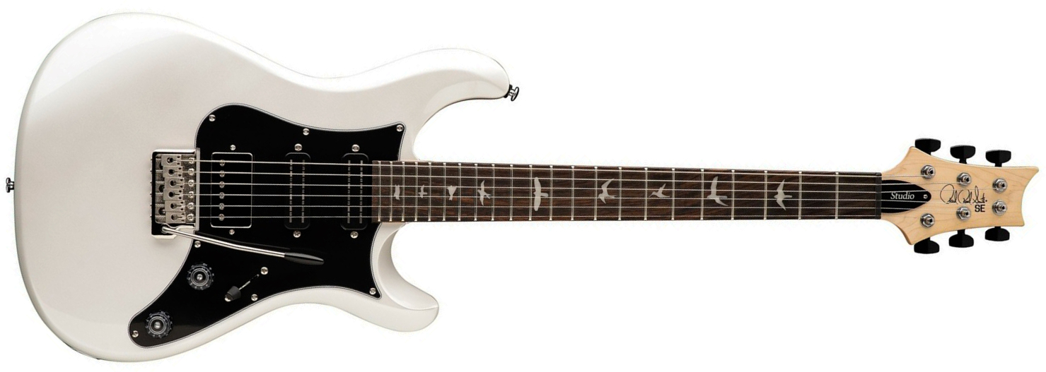Prs Studio Standard Se (wing Tuners) 1h 2mh Trem Rw - Pearl White - Guitarra eléctrica de doble corte - Main picture