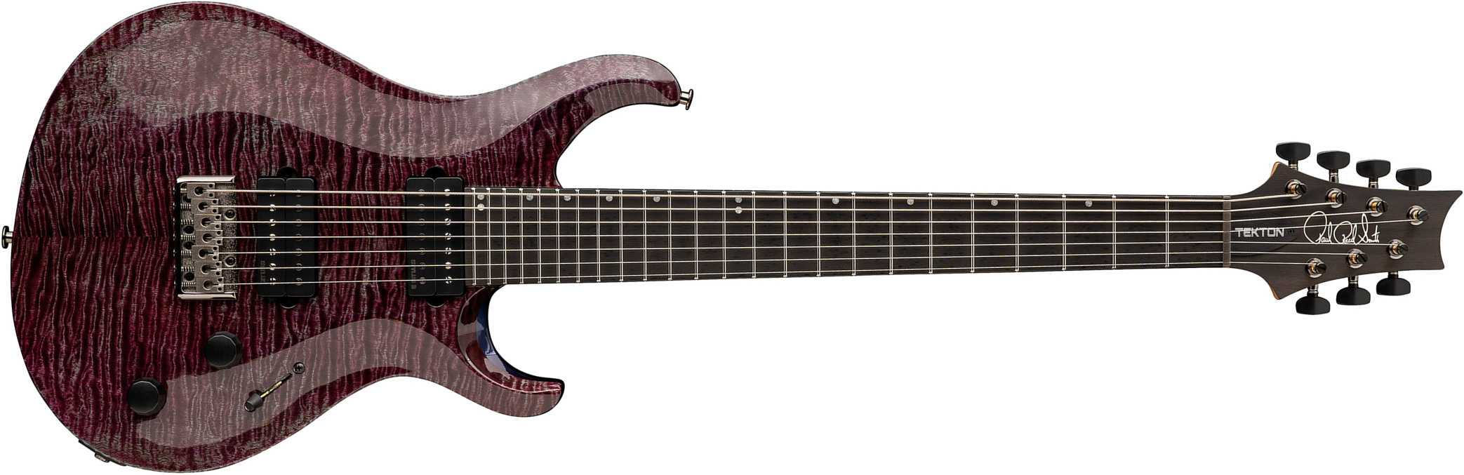 Prs Tekton Svn Usa 7c Baryton 2h Ht Eb - Violet Tourmaline - Guitarra eléctrica barítono - Main picture