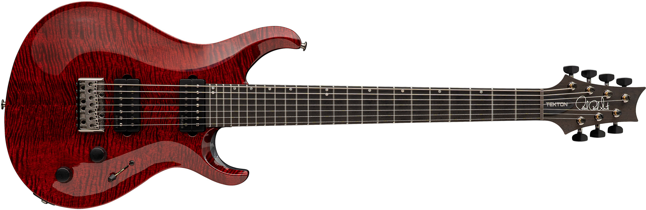 Prs Tekton Svn Usa 7c Baryton 2h Ht Eb - Bloodstone Red - Guitarra eléctrica barítono - Main picture