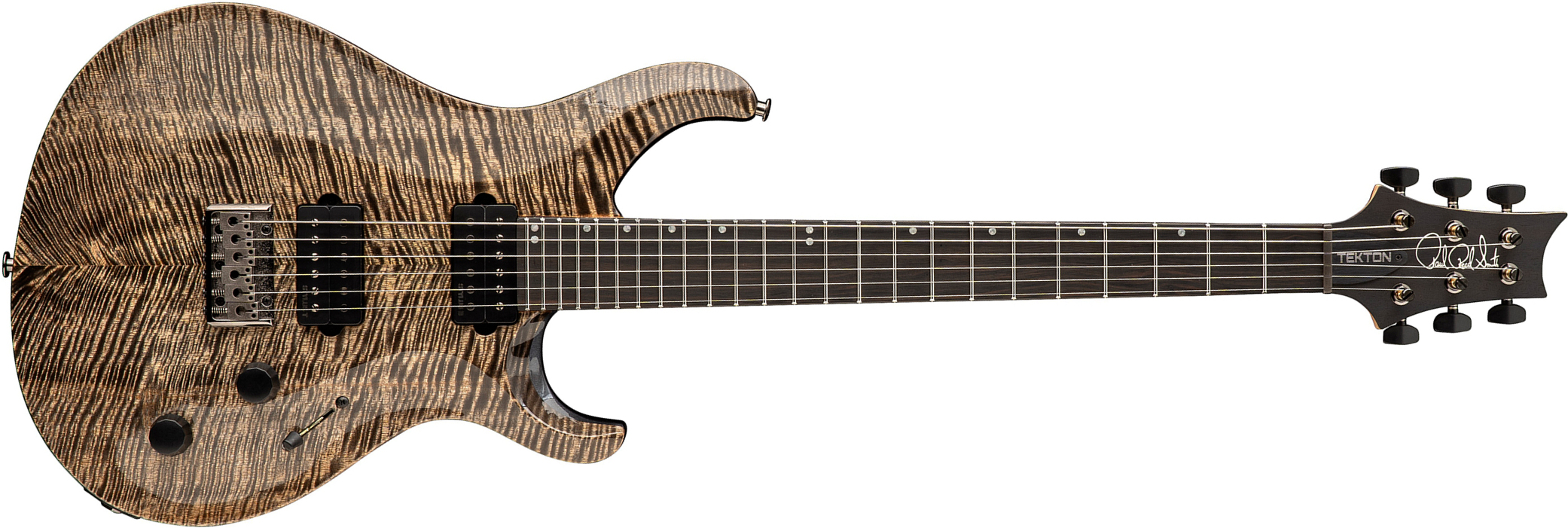 Prs Tekton Usa 2h Ht Eb - Black Tourmaline - Guitarra eléctrica de doble corte - Main picture