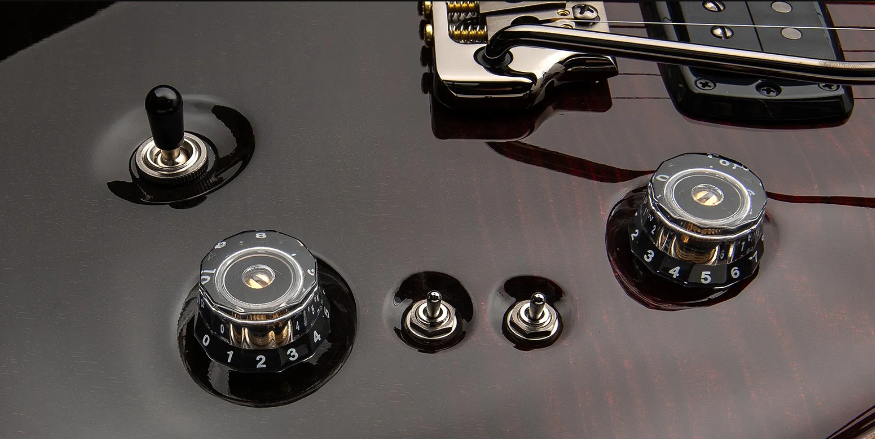 Prs Custom 24-08 Mango Top Ltd Usa 2h Trem Rw - Fire Red Gray/black Fade - Guitarra eléctrica de doble corte - Variation 2