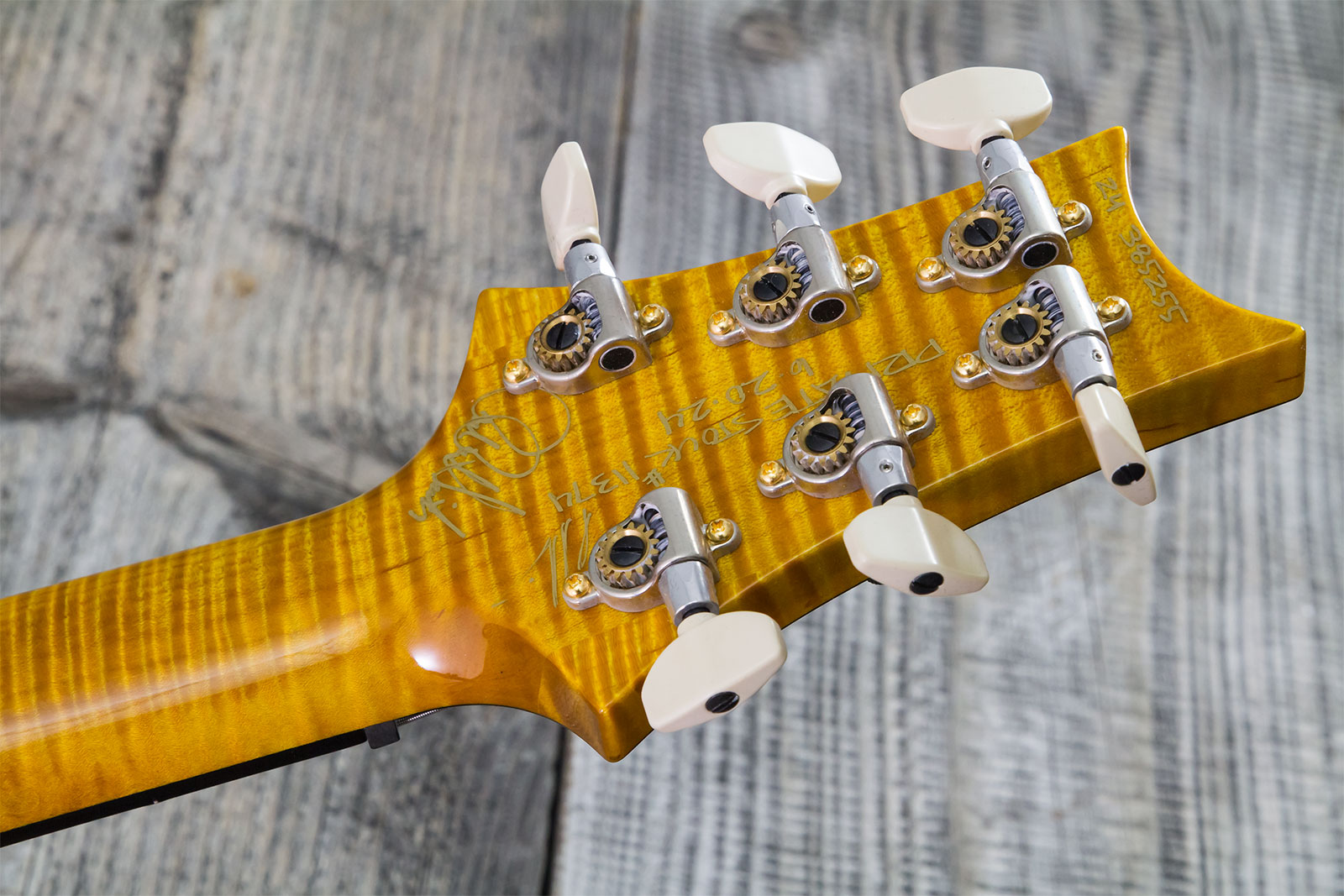 Prs Custom 24-08 Private Stock Hand-signed Usa 2h Trem Rw #0385255 - Mccarty Glow - Guitarra eléctrica de doble corte - Variation 11