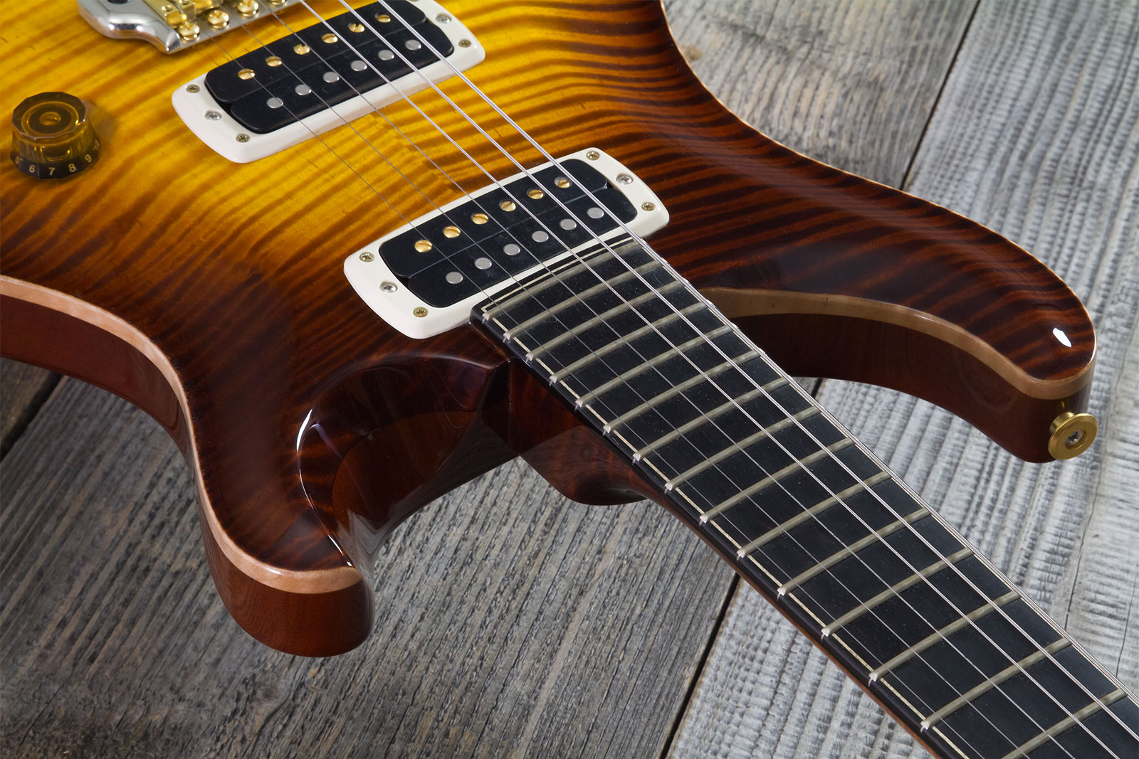 Prs Custom 24-08 Private Stock Hand-signed Usa 2h Trem Rw #0385255 - Mccarty Glow - Guitarra eléctrica de doble corte - Variation 4