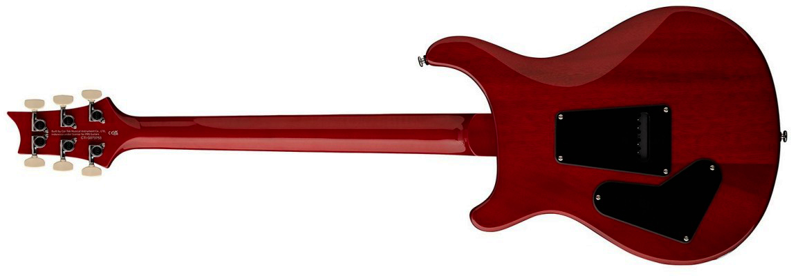 Prs Custom 24-08 Se (wing Tuners) 2h Trem Rw - Charcoal Cherry Burst - Guitarra eléctrica de doble corte - Variation 2