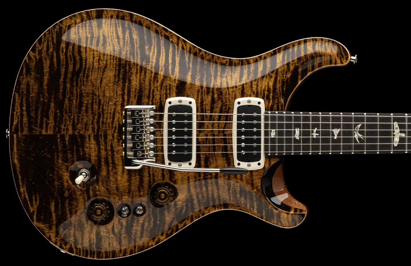 Prs Custom 24-08 Usa 2024 2h Trem Rw - Yellow Tiger - Guitarra eléctrica de doble corte - Variation 1