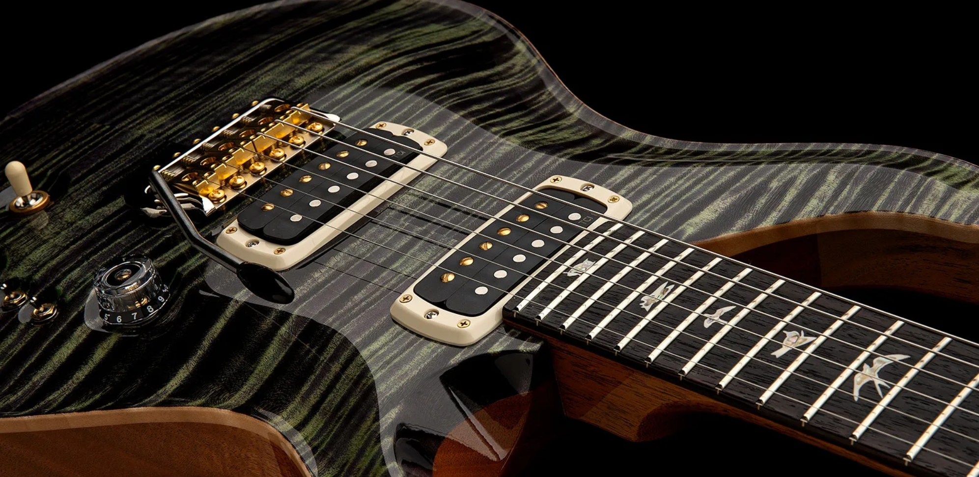 Prs Custom 24-08 Usa 2h Tci Trem Rw - Aurora Borealis - Guitarra eléctrica de doble corte - Variation 2