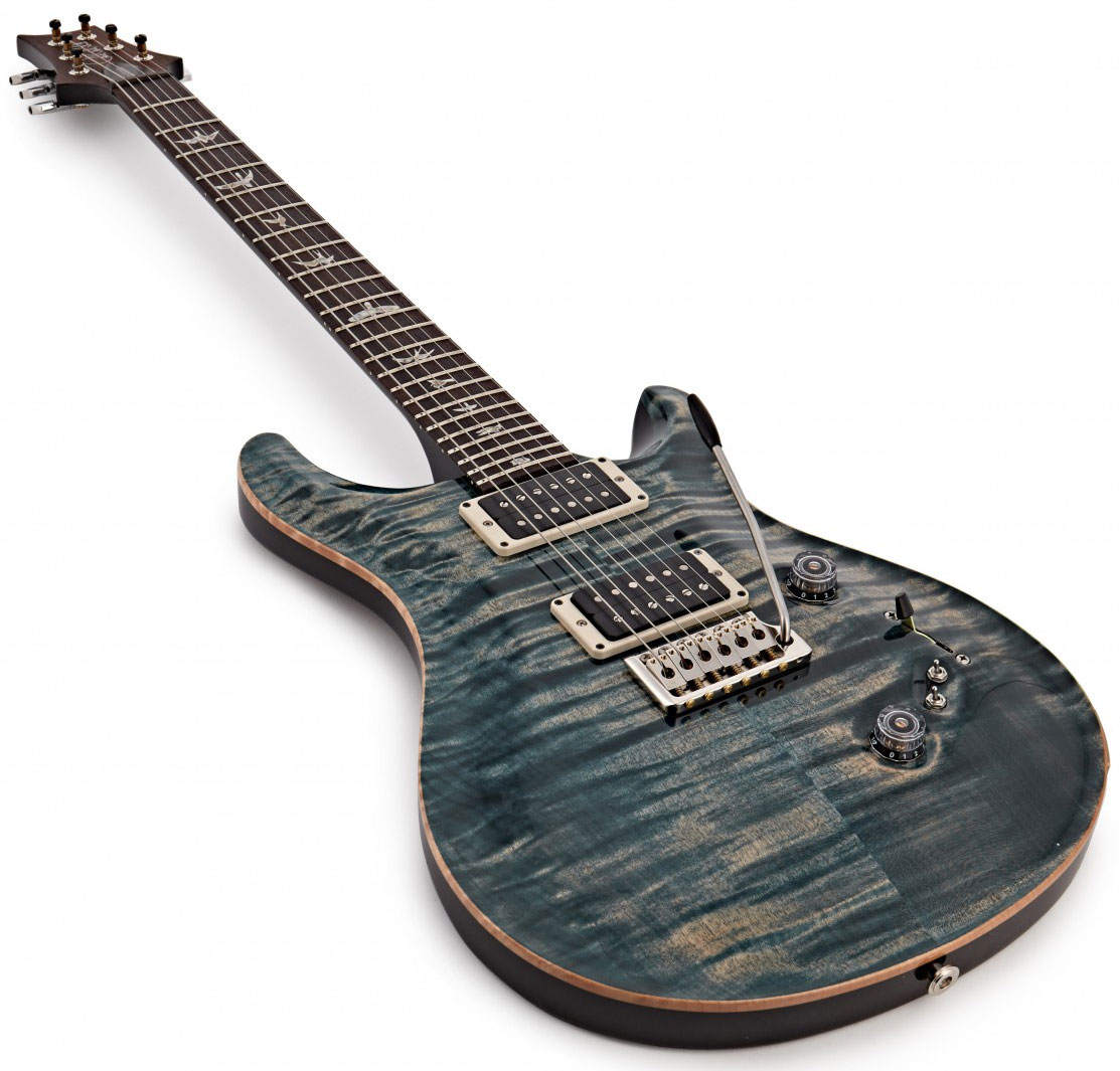 Prs Custom 24-08 Usa 2h Trem Rw - Faded Whale Blue - Guitarra eléctrica de doble corte - Variation 2