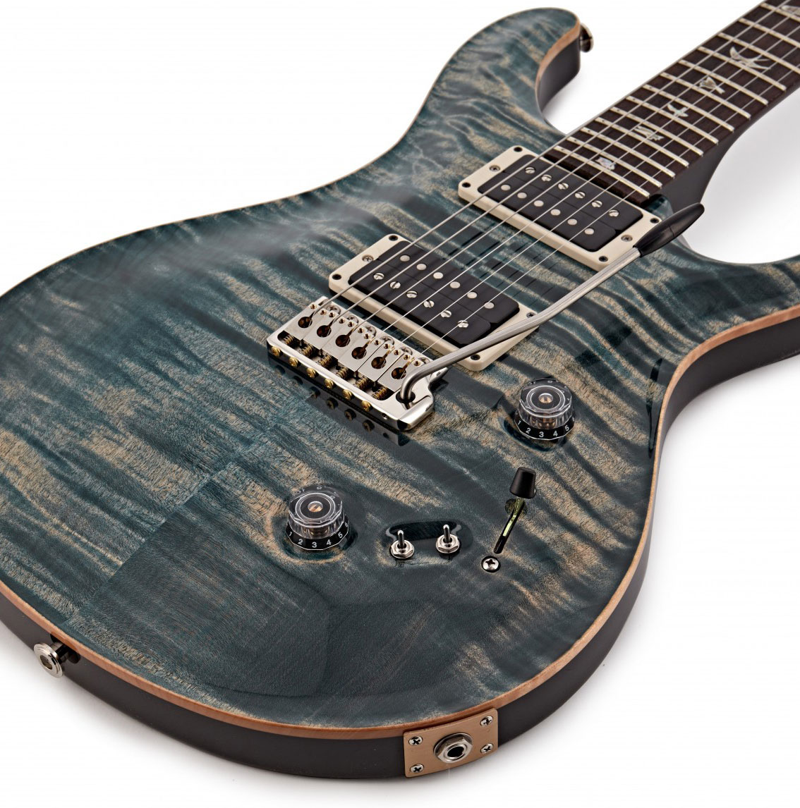 Prs Custom 24-08 Usa 2h Trem Rw - Faded Whale Blue - Guitarra eléctrica de doble corte - Variation 3
