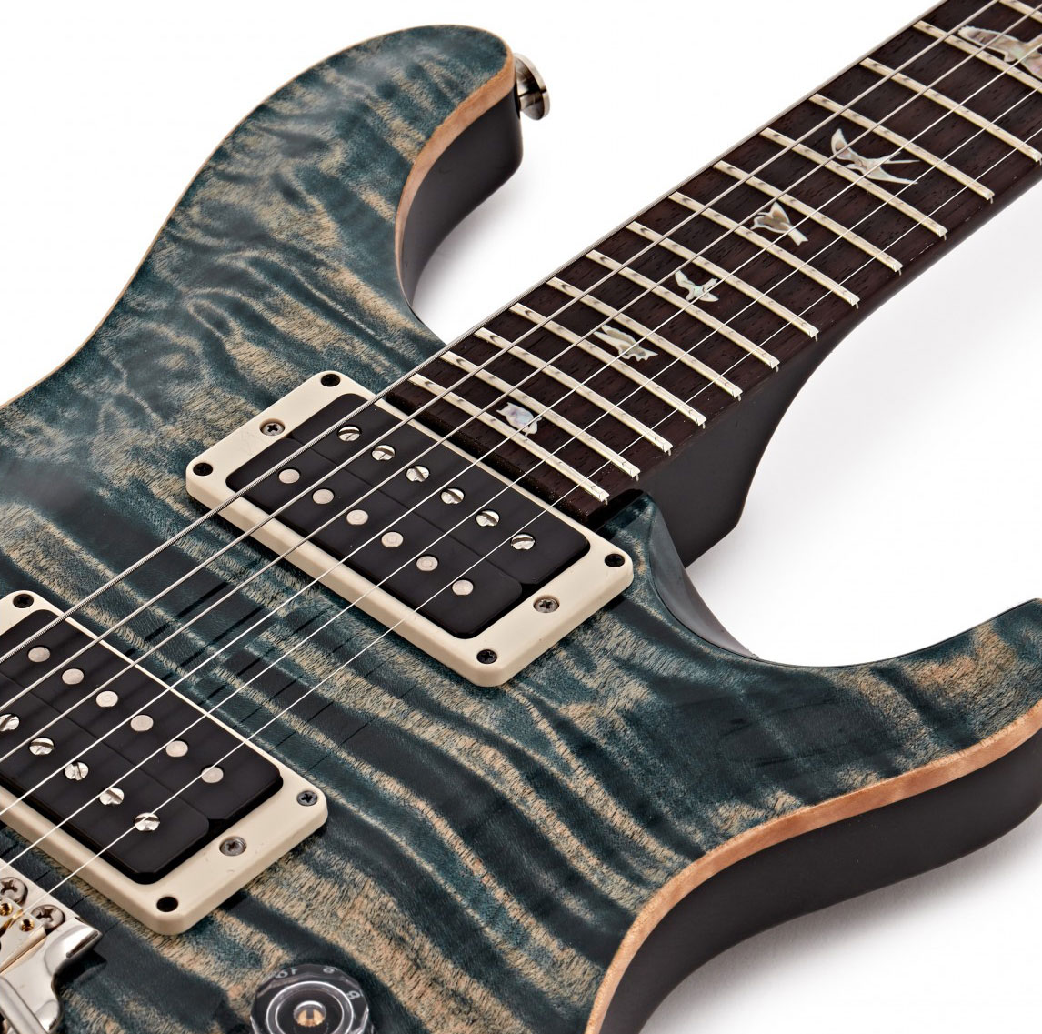 Prs Custom 24-08 Usa 2h Trem Rw - Faded Whale Blue - Guitarra eléctrica de doble corte - Variation 4