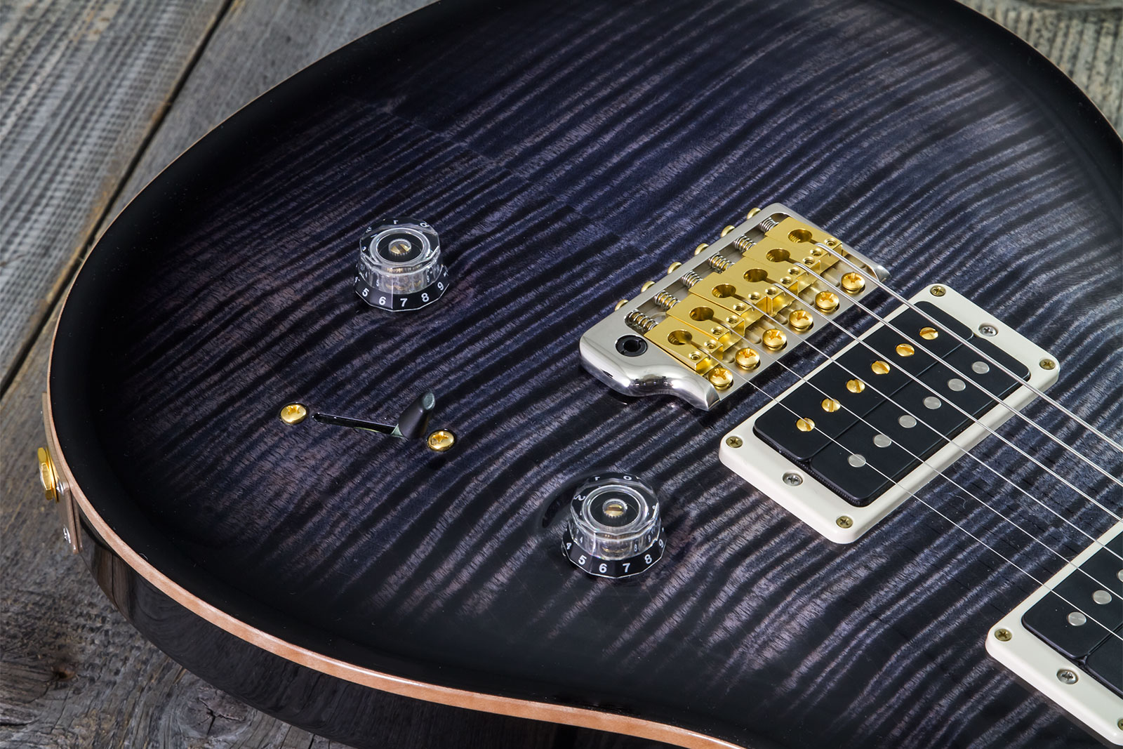 Prs Custom 24 10 Top Hand-signed Usa 2h Trem Rw #0383878 - Purple Mist - Guitarra eléctrica de doble corte - Variation 3