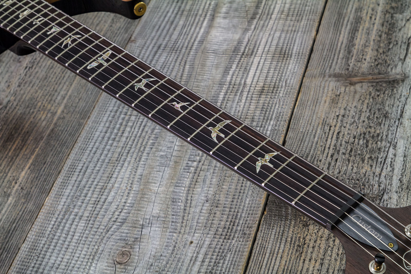 Prs Custom 24 10 Top Hand-signed Usa 2h Trem Rw #0383878 - Purple Mist - Guitarra eléctrica de doble corte - Variation 5