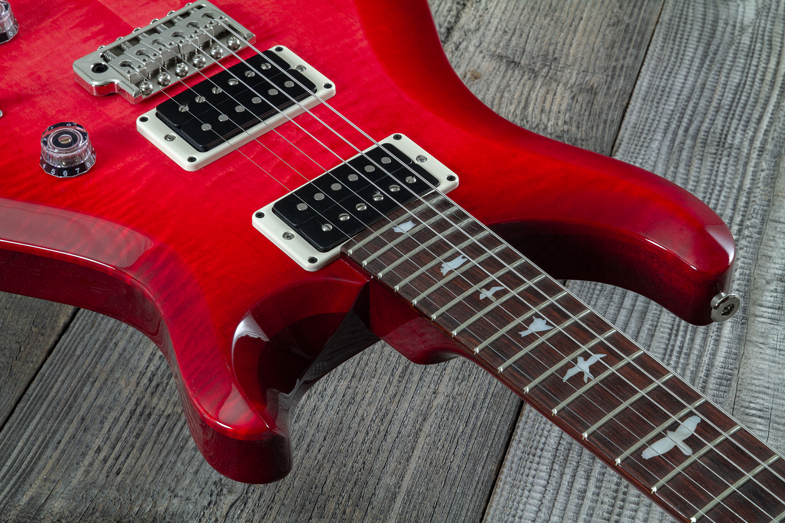 Prs Custom 24 10th Ann. S2 Ltd Usa 2h 85/15 Ht Rw - Bonni Pink Cherry Burst - Guitarra eléctrica de doble corte - Variation 4