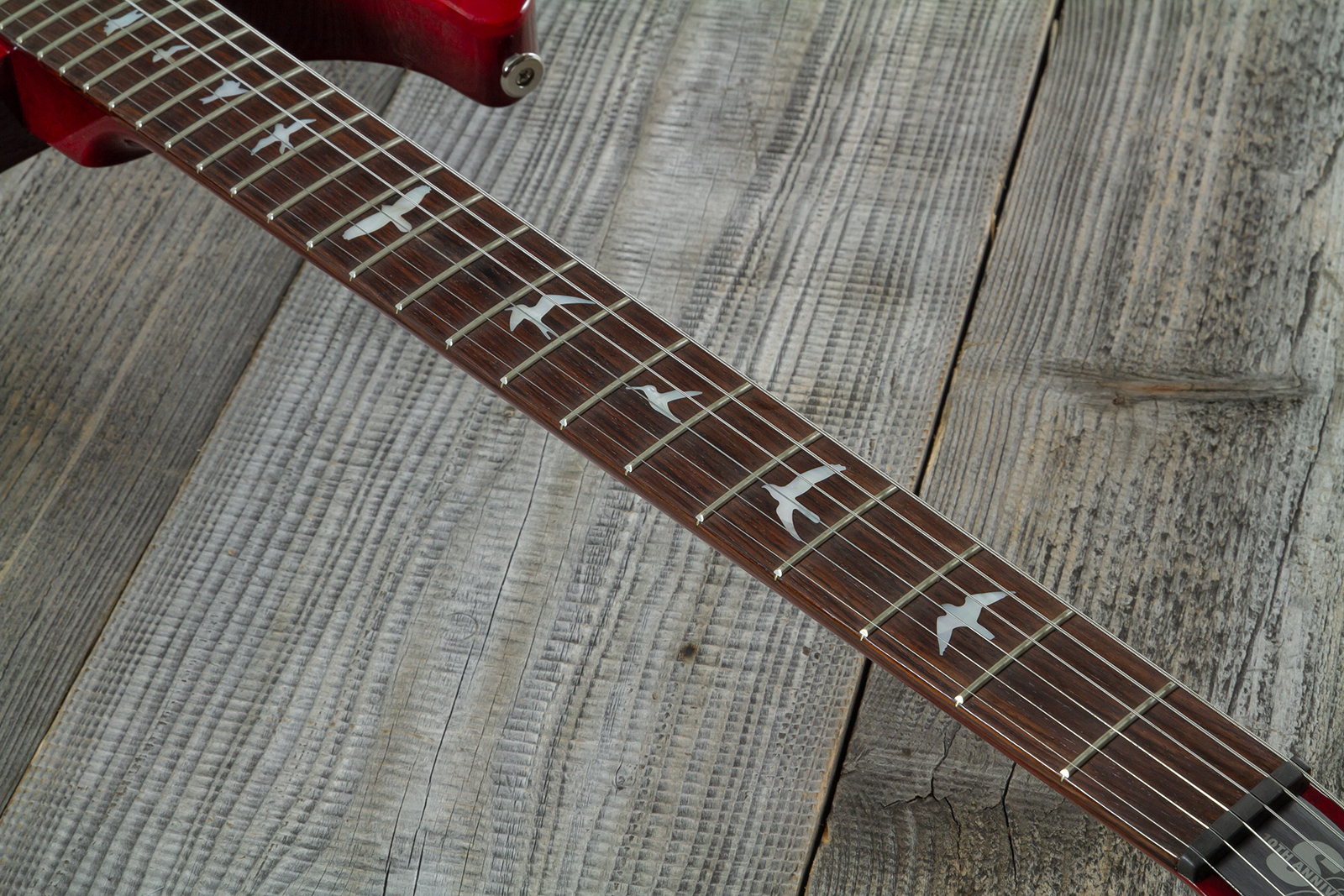 Prs Custom 24 10th Ann. S2 Ltd Usa 2h 85/15 Ht Rw - Bonni Pink Cherry Burst - Guitarra eléctrica de doble corte - Variation 5