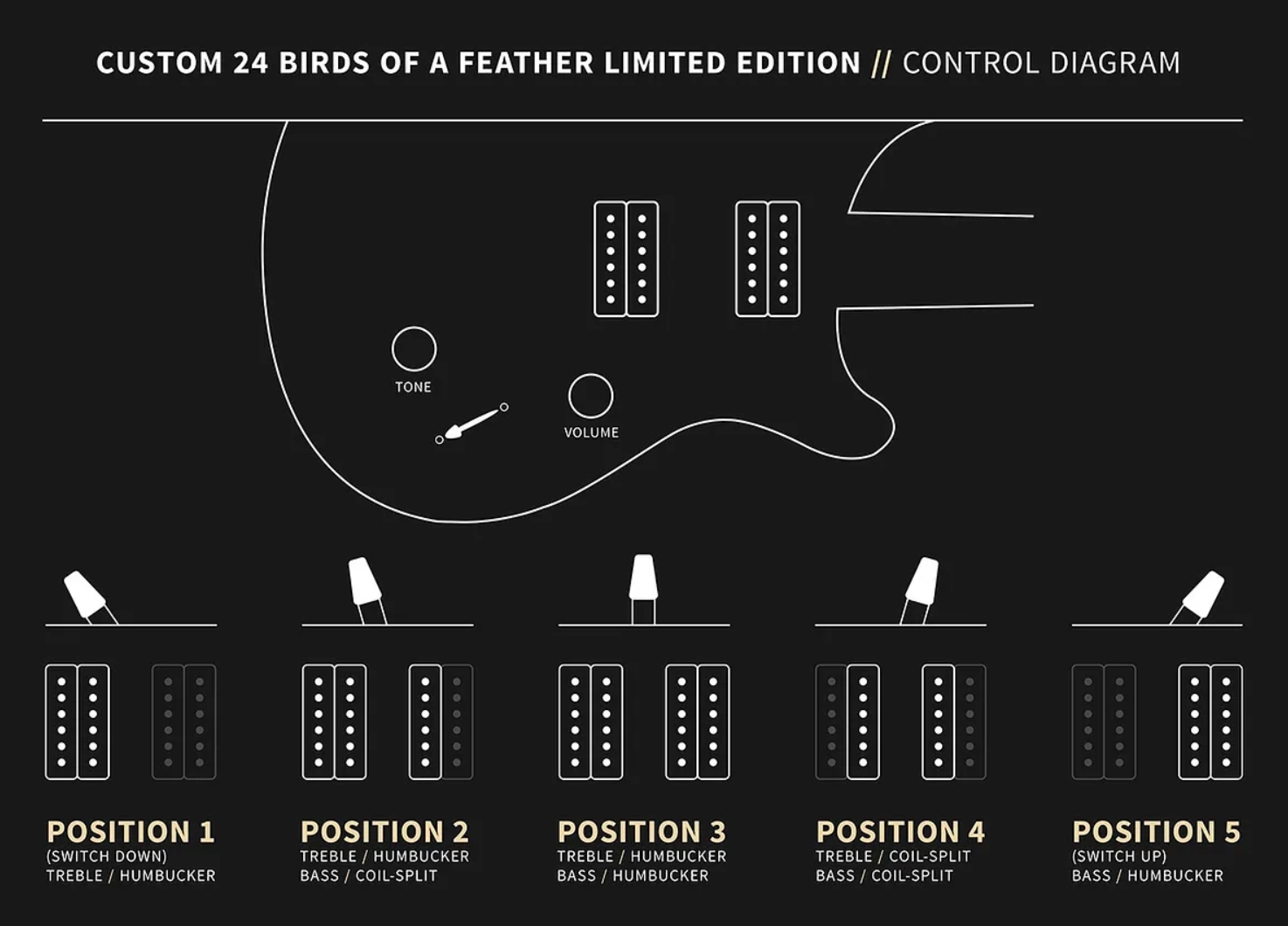 Prs Custom 24 Birds Of A Feather Usa Ltd 2h Trem Eb/mn - Blood Red - Guitarra eléctrica de doble corte - Variation 7