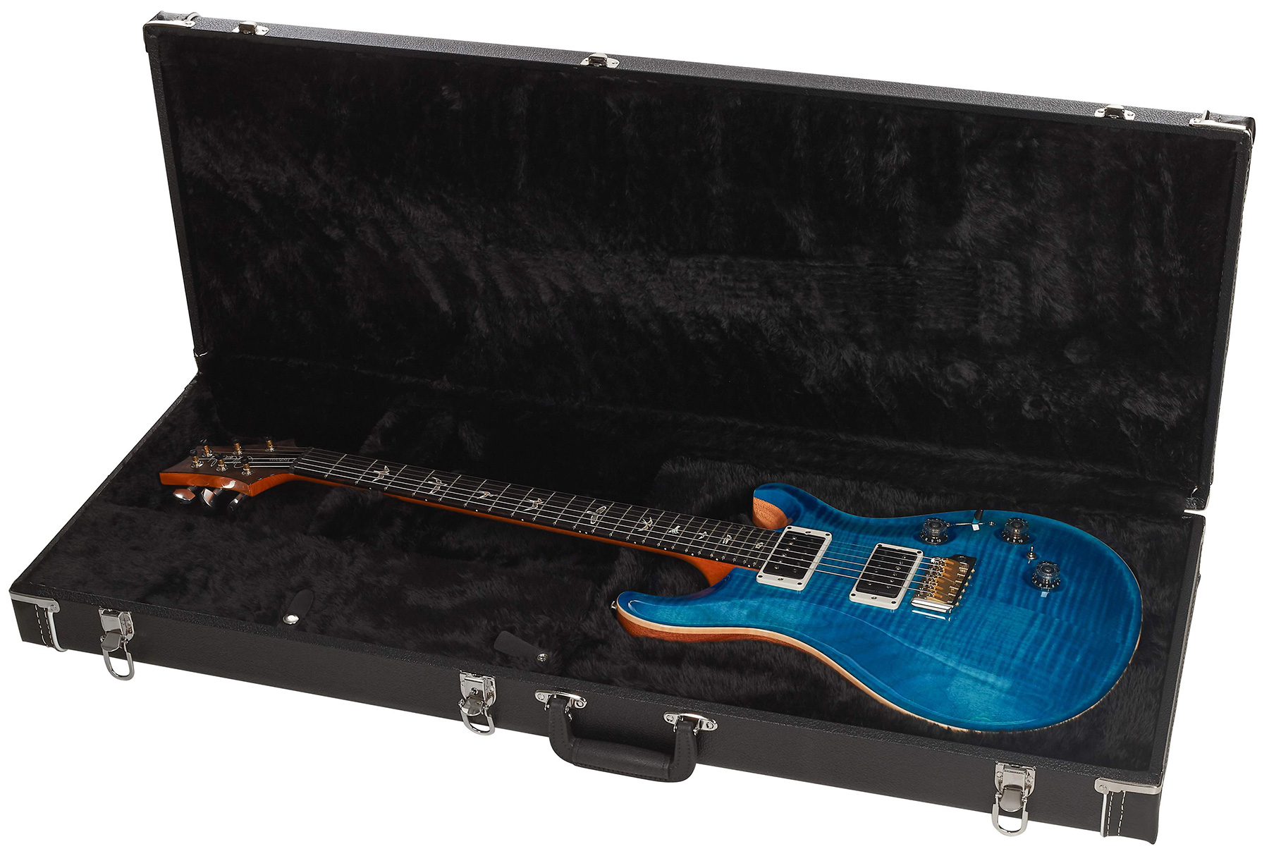 Prs Custom 24 Piezo Usa Hh Trem Rw - Aquamarine - Guitarra eléctrica de doble corte - Variation 5