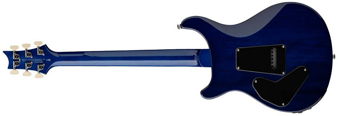 Prs Custom 24 Semi Hollow Piezo Se (wing Tuners) 2h Ht Rw - Lake Blue - Guitarra eléctrica semi caja - Variation 1