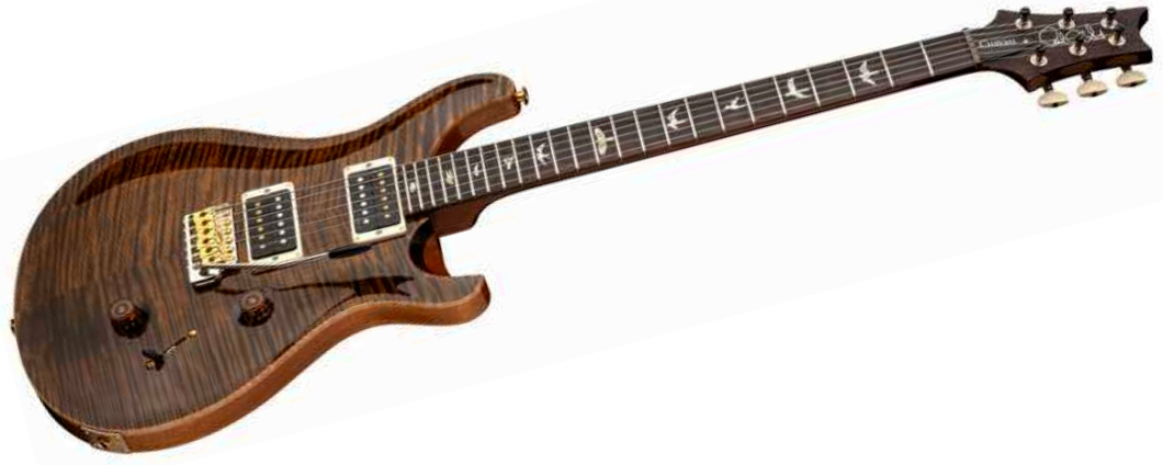 Prs Custom 24 Usa 2h Dmo Trem Rw - Tiger Eye - Guitarra eléctrica de doble corte - Variation 1