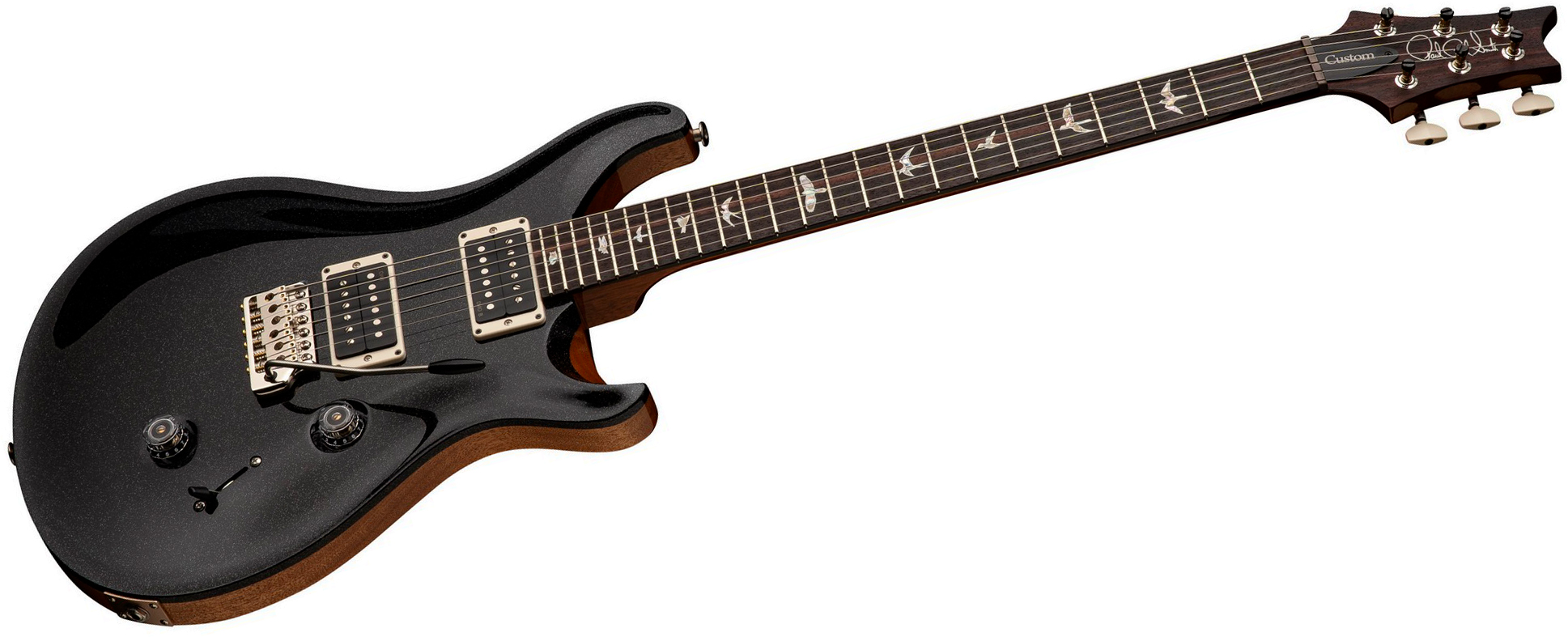 Prs Custom 24 Usa 2h Dmo Trem Rw - Black Rainbow Holoflake - Guitarra eléctrica de doble corte - Variation 1