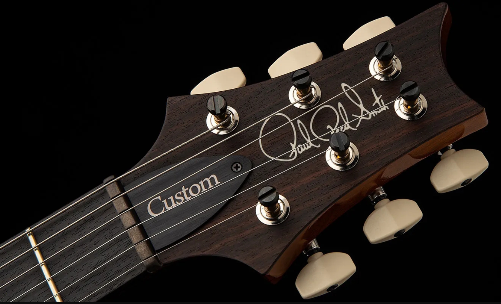Prs Custom 24 Usa 2h Dmo Trem Rw - Charcoal Burst - Guitarra eléctrica de doble corte - Variation 3