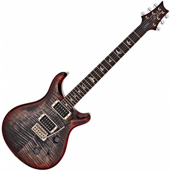 Guitarra eléctrica de cuerpo sólido Prs USA Custom 24 - Charcoal cherry burst