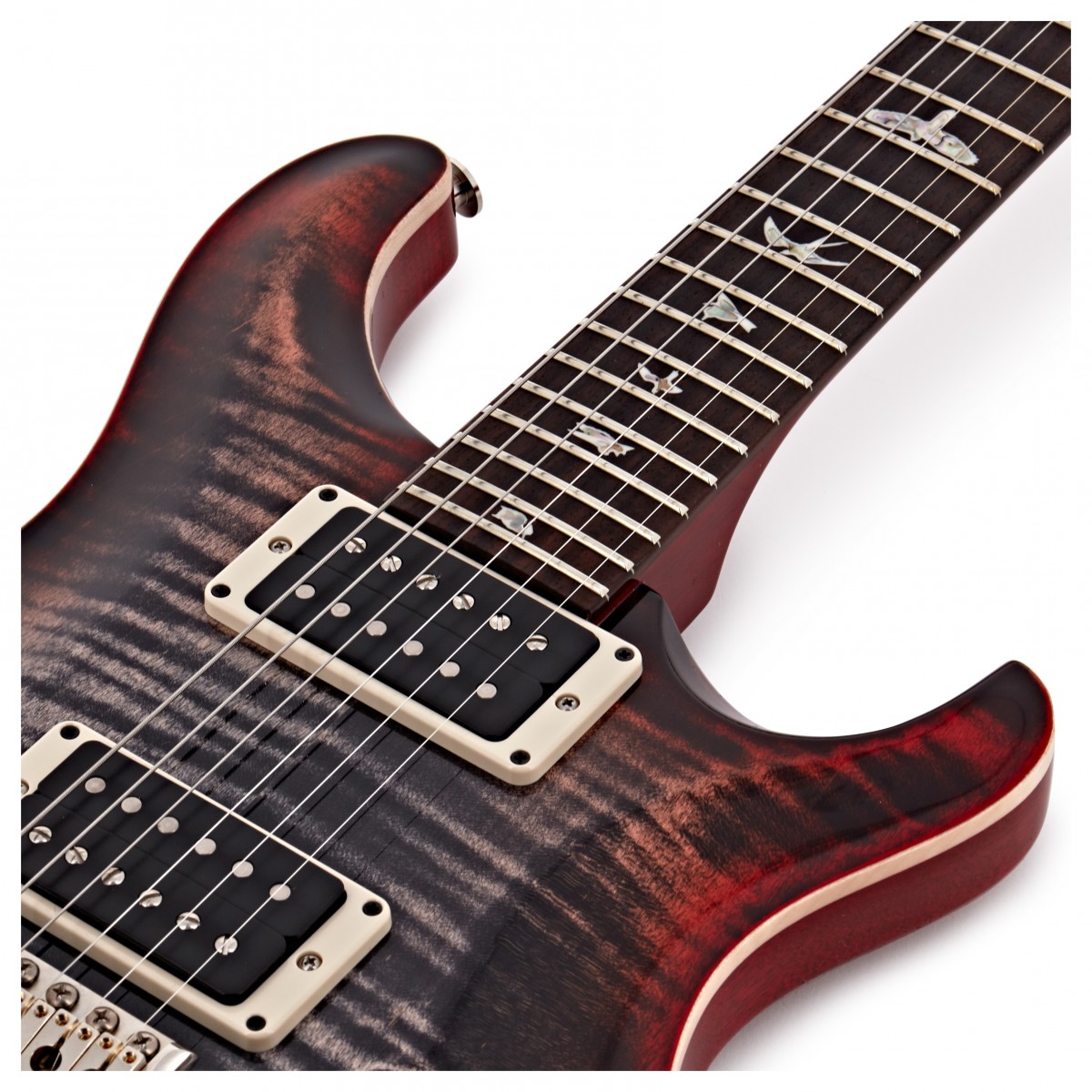 Prs Custom 24 Usa 2h Trem Rw - Charcoal Cherry Burst - Guitarra eléctrica de doble corte - Variation 4