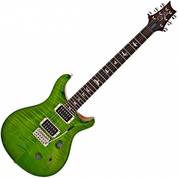 Guitarra eléctrica de cuerpo sólido Prs USA Custom 24 - Eriza Verde