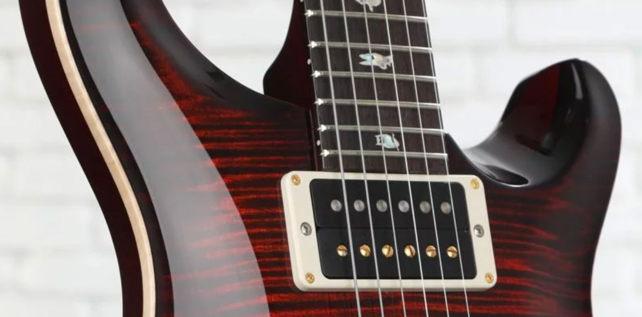Prs Custom 24 Usa 2h Trem Rw - Fire Red Burst - Guitarra eléctrica de doble corte - Variation 2