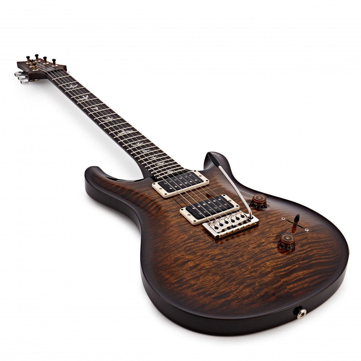 Prs Custom 24 Usa Hh Trem Rw - Black Gold Burst - Guitarra eléctrica de doble corte - Variation 2