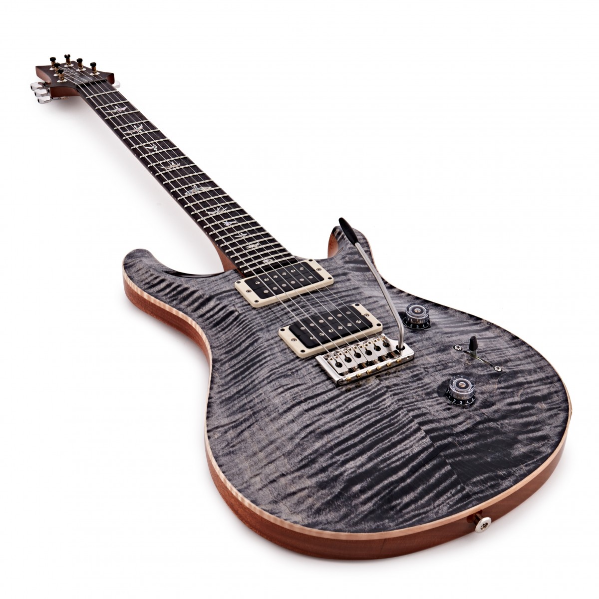 Prs Custom 24 Usa Hh Trem Rw - Charcoal Burst - Guitarra eléctrica de doble corte - Variation 2