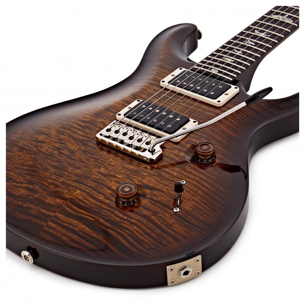 Prs Custom 24 Usa Hh Trem Rw - Black Gold Burst - Guitarra eléctrica de doble corte - Variation 3