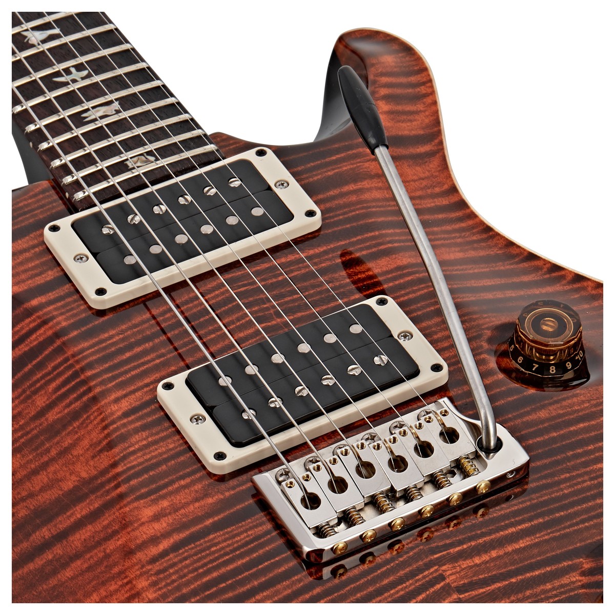 Prs Custom 24 Usa 2h Trem Rw - Orange Tiger - Guitarra eléctrica de doble corte - Variation 4