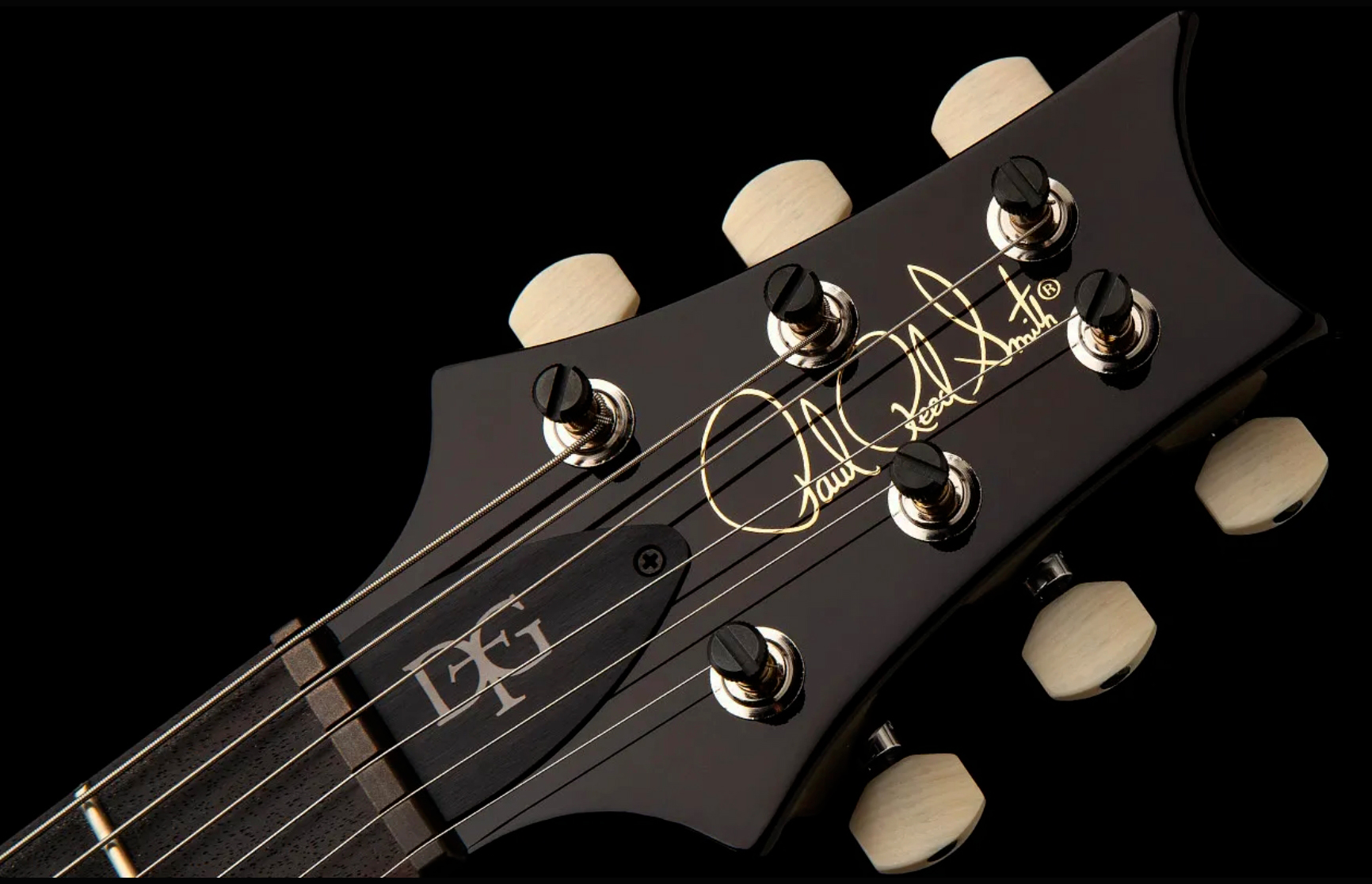 Prs David Grissom Dgt Usa Signature 2h Trem Rw - Gold Top Moon Inlays - Guitarra eléctrica de doble corte - Variation 1