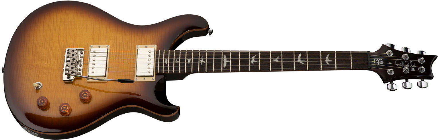 Prs David Grissom Se Dgt 2023 Signature 2h Trem Rw - Mccarty Tobacco Sunburst - Guitarra eléctrica de doble corte - Variation 1