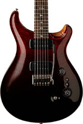 Guitarra eléctrica de doble corte Prs USA Custom 24-08 Mango Top Ltd - Fire Red Gray/Black Fade