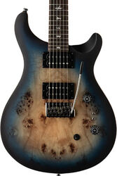 SE Exotic Veneer Custom 24-08 Poplar Burl - Lake Blue Midnight Burst