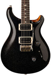 Guitarra eléctrica de doble corte Prs USA Custom 24 (DMO Pickups) - Black Rainbow Holoflake