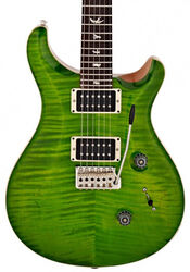 Guitarra eléctrica de doble corte Prs USA Custom 24 - Eriza verde