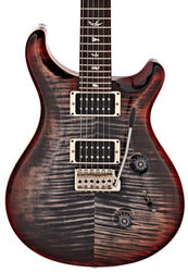 Guitarra eléctrica de doble corte Prs USA Custom 24 - Charcoal cherry burst