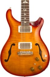 Guitarra eléctrica semi caja Prs USA Hollowbody II Piezo #230365749 - Dark cherry burst