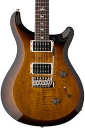 Guitarra eléctrica de doble corte Prs USA 10th Anniversary S2 Custom 24 - Black amber