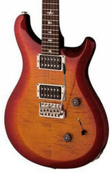 Guitarra eléctrica de doble corte Prs USA S2 Custom 24 - Dark cherry sunburst