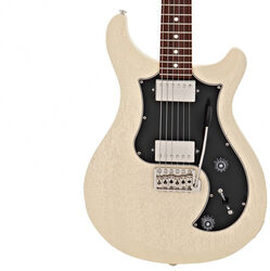 Guitarra eléctrica de doble corte Prs USA Standard 22 Satin - Antique white