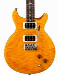 Guitarra eléctrica de doble corte Prs SE Santana - yellow