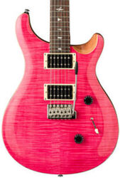 Guitarra eléctrica de doble corte Prs SE Custom 24 - Bonnie pink