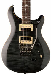 Guitarra eléctrica de doble corte Prs SE Custom 24 Floyd 2021 - Charcoal burst